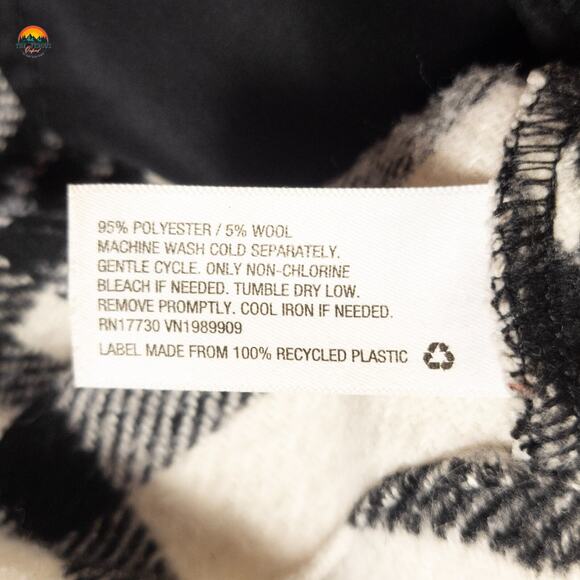 Future Collective With Kahlana Barfield Brown Shacket Black White Women's 1X - Picture 8 of 9